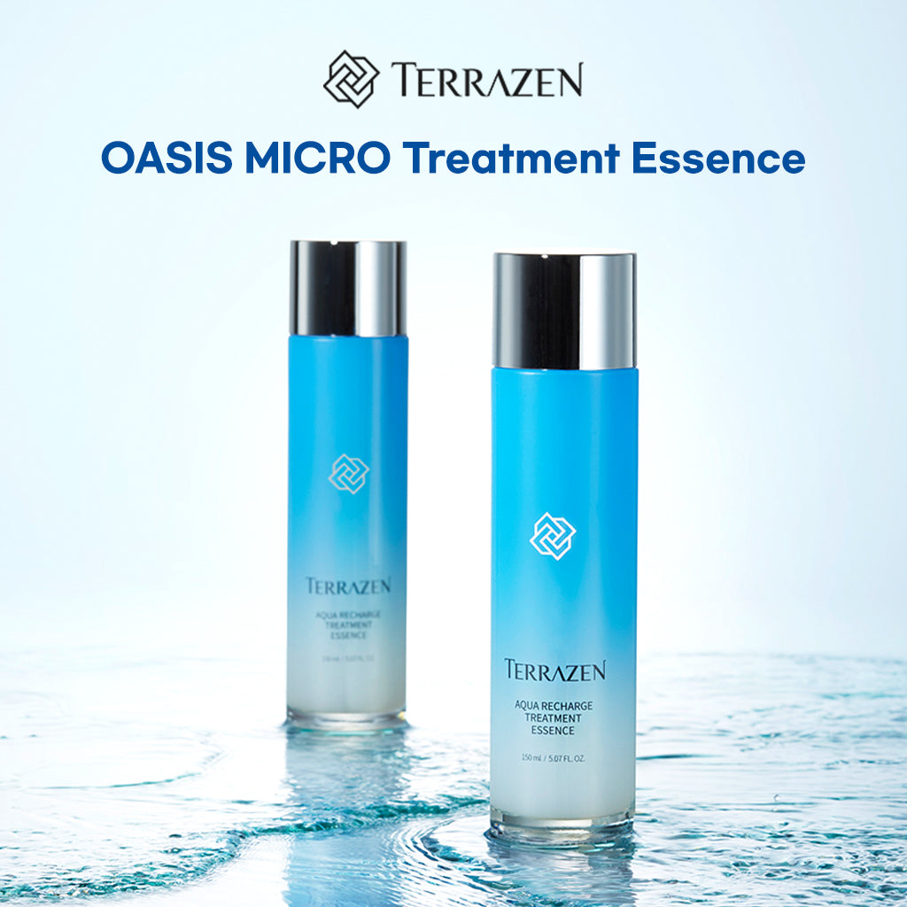 (Exp 08/25) Terrazen Aqua Recharge Treatment Essence 30ml/150ml - Boosting Moisturizing Treatment for Dry, Dehydrated Skin - Bloom Concept