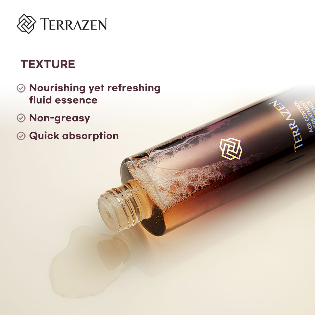 (Exp 06/25) Terrazen Age Control Treatment Essence 30ml/150ml - A Multi-purpose Formula for Bouncy, Luminous Skin Anti-aging, Firming, Brightening, Elasticity, and Luminous Skin in One Bottle - Bloom Concept