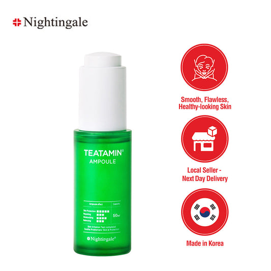 Nightingale Teatamin Ampoule 50ml - Your Solution for Protecting Skin from Damage and Achieving Radiant Skin - Bloom Concept