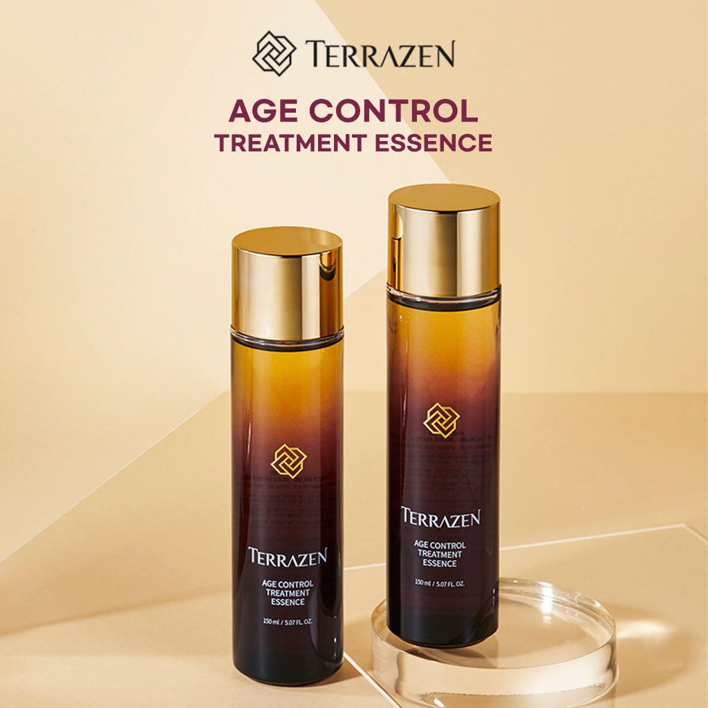 (Exp 06/25) Terrazen Age Control Treatment Essence 30ml/150ml - A Multi-purpose Formula for Bouncy, Luminous Skin Anti-aging, Firming, Brightening, Elasticity, and Luminous Skin in One Bottle - Bloom Concept