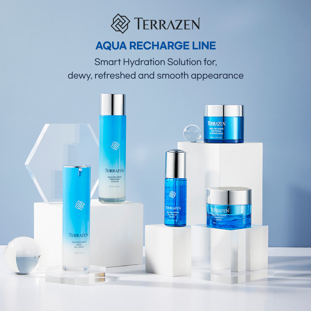(Exp 08/25) Terrazen Aqua Recharge Whitening Sleeping Mask 80ml - Overnight Rejuvenation for Brighter, More Hydrated Skin - Bloom Concept